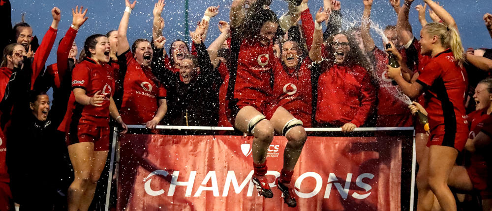 Hartpury Bucs Women Rugby Champions 2026