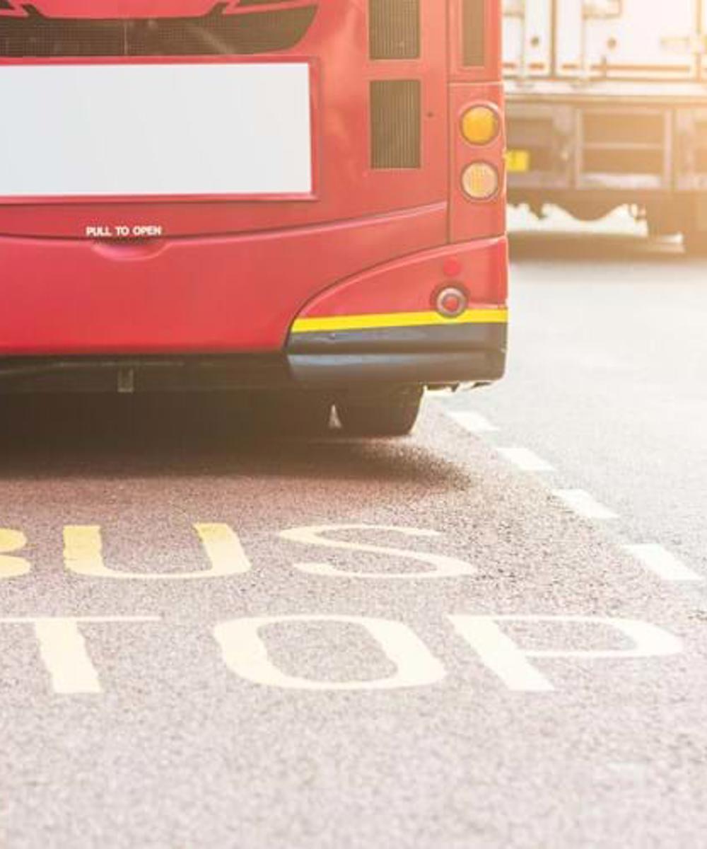 Bus Transport Image Bus In Bus Stop