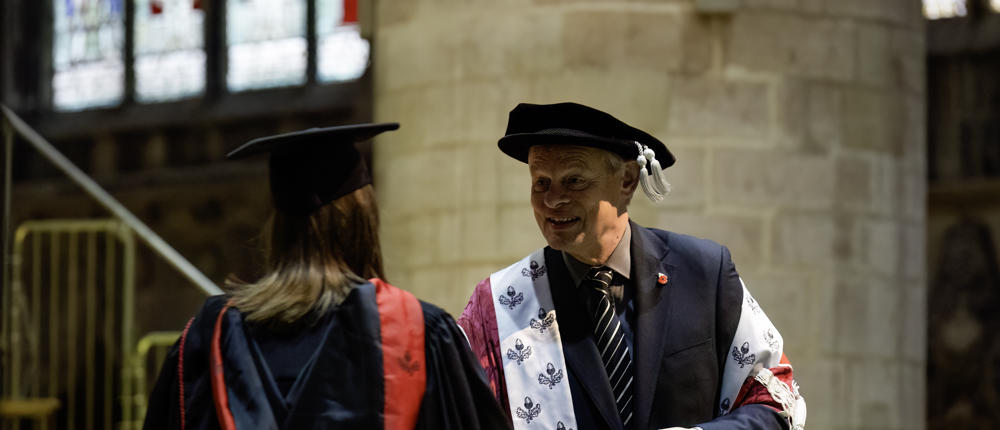 Martin Clunes Graduation