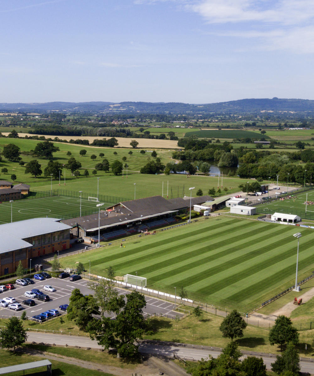 Sports Aerial Image Of Campus