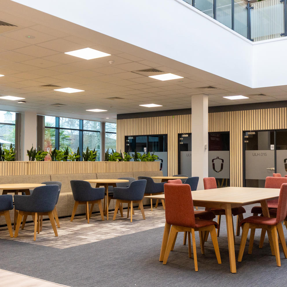 University Learning Hub Inside Seating