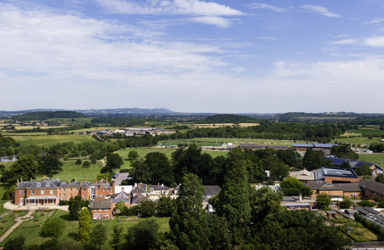 Hartpury Campus From Above