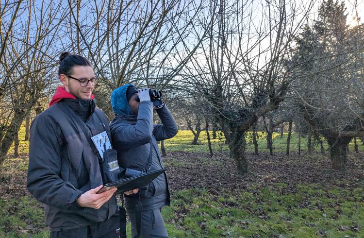 Hartpury Students Birdwatch