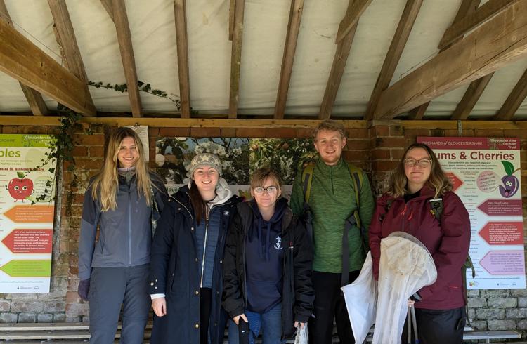 Animal Students Explore Orchard