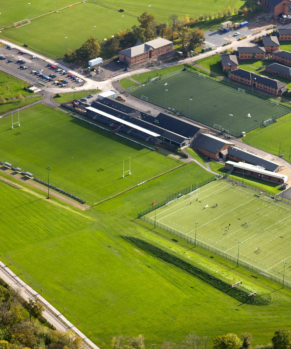 Sports Pitches Aerial