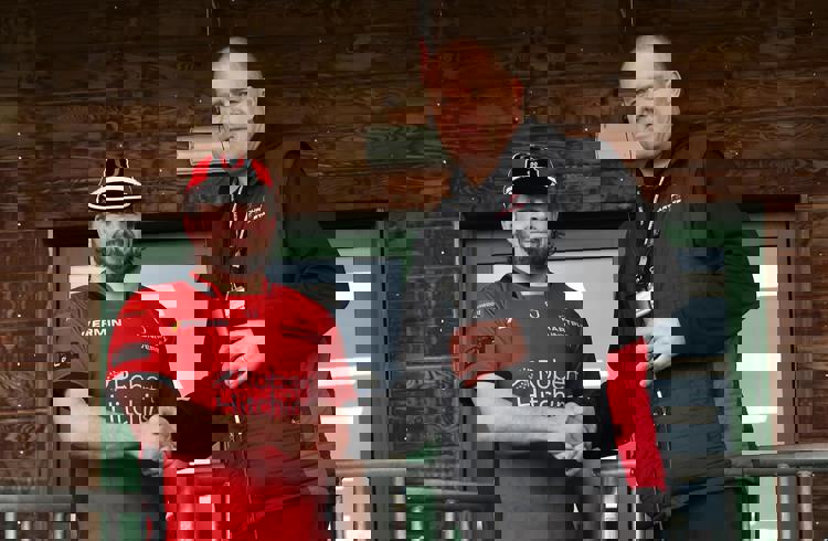 Mark Cornwell Congratulating Rfc Player