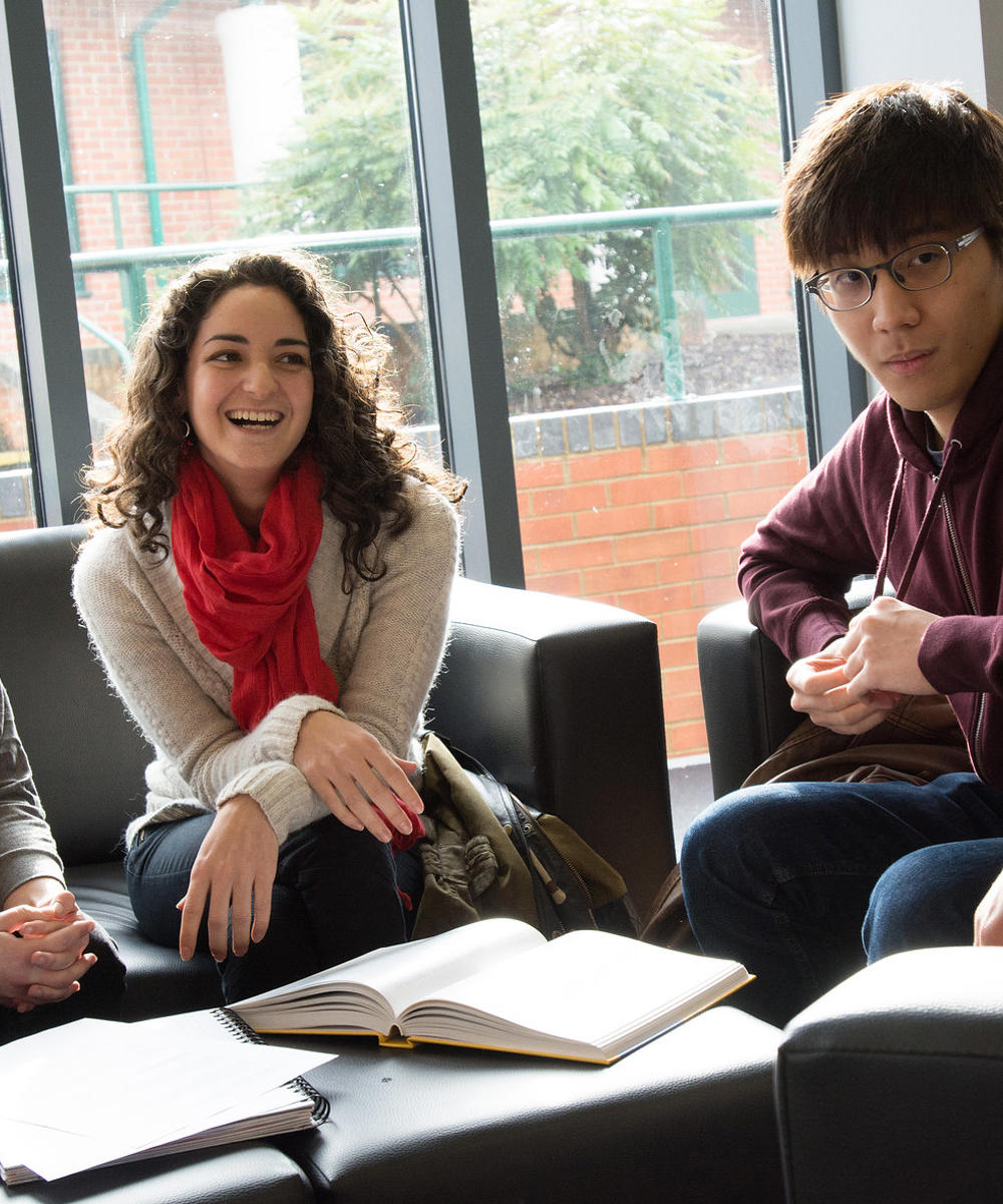 Group Of International Students Studying