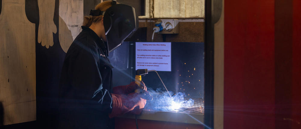 Apprentice Student Welding