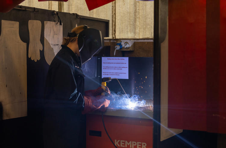 Apprentice Student Welding
